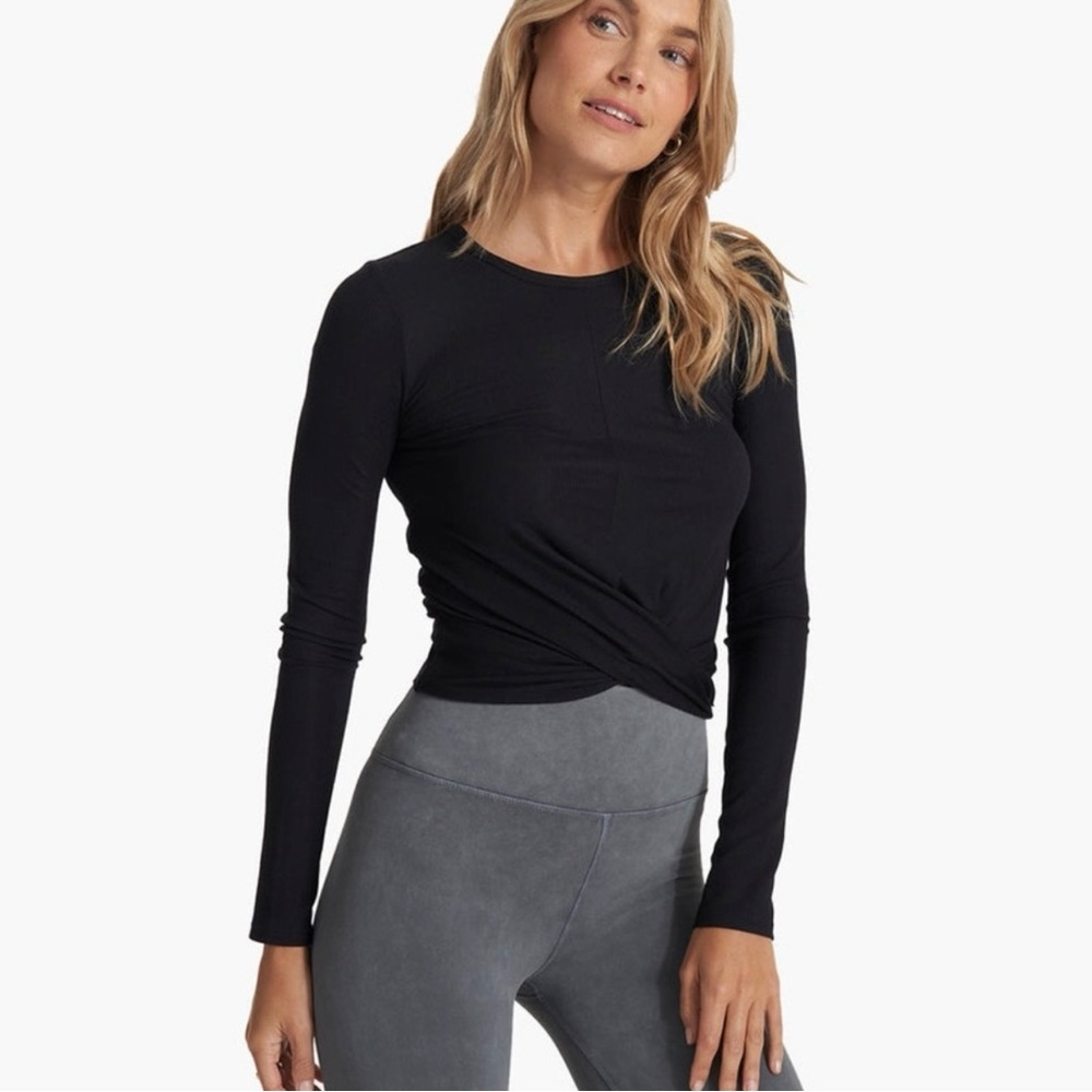 Vuori Twist Rib Long Sleeve Tee